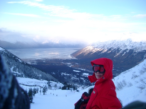 Akumi at the top of the Quad