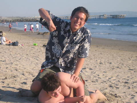 Brothers at the Beach