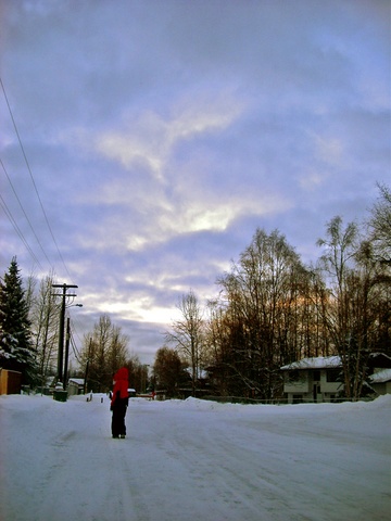 A dramatic sky