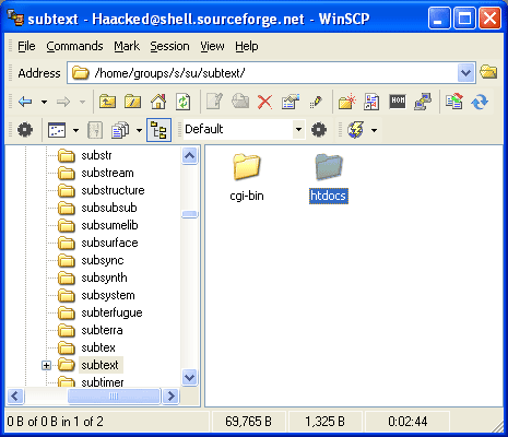 WinSCP ScreenShot