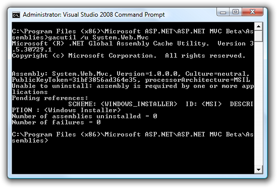 gacutil-mvc