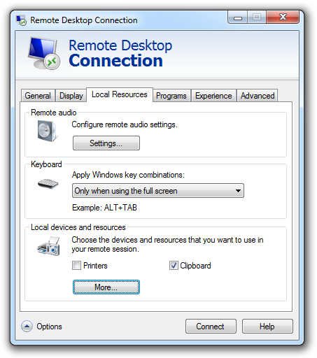 microsoft remote desktop 10 transfer files