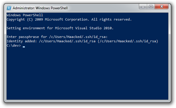 powershell-ssh-agent