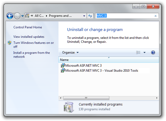 mvc3-installed