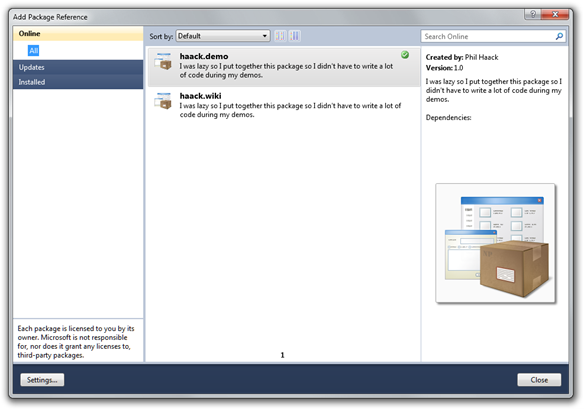 add-package-reference-local-packages