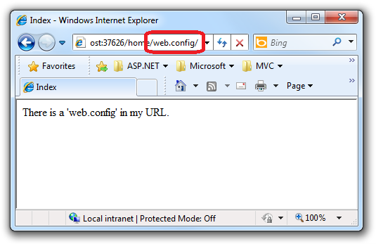 web.config-in-my-url